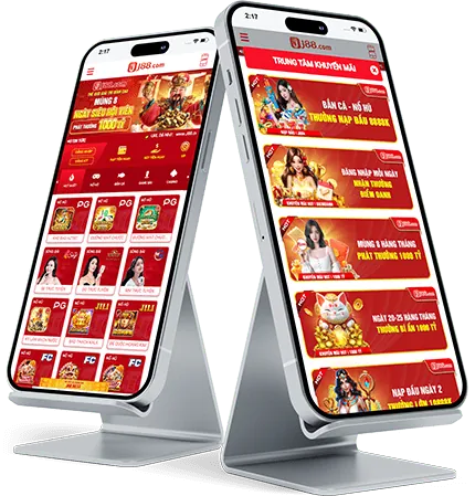 Điện thoại thông minh hiển thị game slot